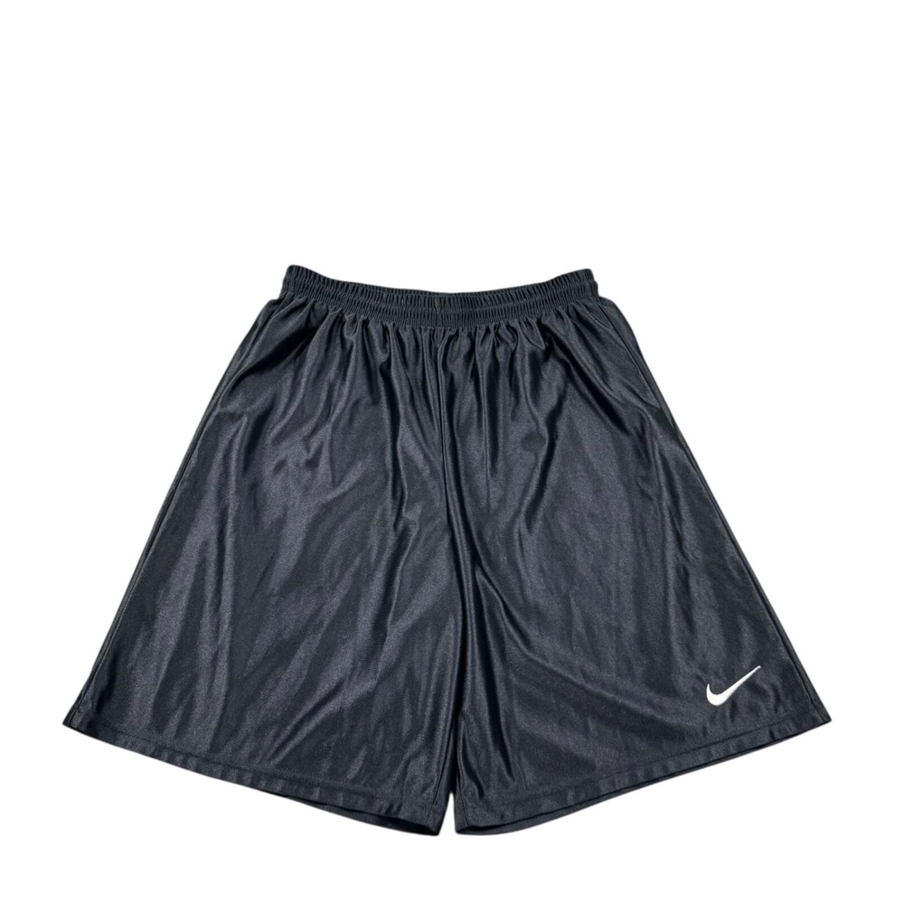 Nike Black Athletic Vintage USA Check Basketball Shorts Mens Large F9 SFO
